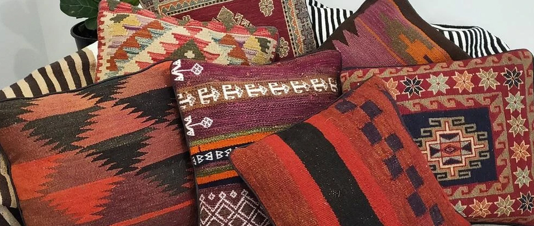 Handmade kilim cushion covers for home decor in Karachi